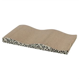 TRIXIE KRABPLANK LEO KARTON PANTERPRINT MET KATTENKRUID / CATNIP 44X25X6 CM 2 ST