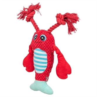 TRIXIE KREEFT MET FLOSTOUW ROOD 34X17X10,5 CM