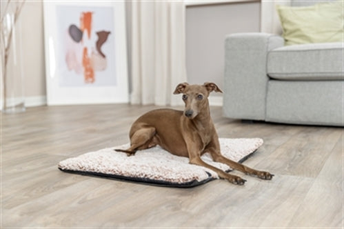 TRIXIE LIGMAT CALIDA MET WARMTEREFLECTERENDE VULLING WIT-BRUIN 80X55 CM