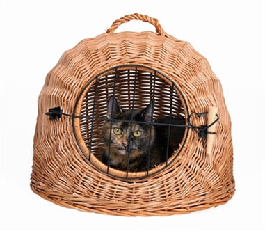TRIXIE ROTAN KATTENMAND MET DEUR ø 50CM