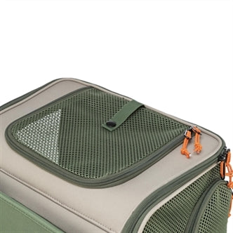TRIXIE RUGZAK ROCCO MAXIMAAL 10 KG BEIGE / OLIJFGROEN 40X30X42 CM