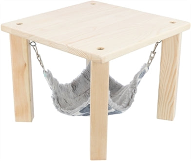 TRIXIE SCHUILPLAATS MET HANGMAT SUNNY ASSORTI / GRIJS 28X28X24 CM