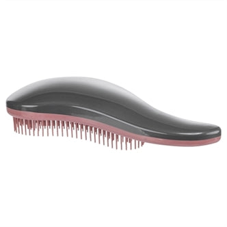 TRIXIE SLICKERBORSTEL KUNSTSTOF ROZE / ZWART 19 CM