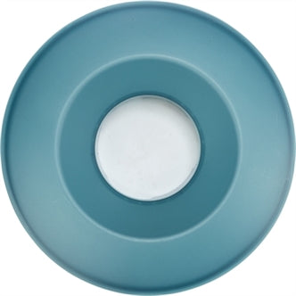 TRIXIE SLOWFEEDING ROCKING BOWL KUNSTSTOF / TPR GRIJS / BLAUW 23X23 CM 500 ML