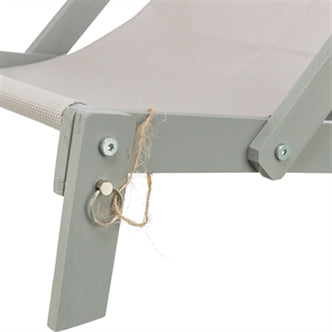 TRIXIE STRANDSTOEL HOUT GRIJS 51X33X37 CM
