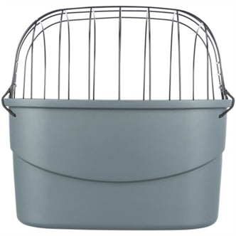 TRIXIE STUUR-FIETSMAND KUNSTSTOF GRIJS 42X30X39 CM TOT 5 KG