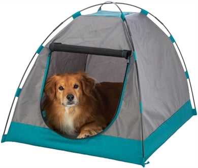TRIXIE TENT VOOR HONDEN DONKERGRIJS / PETROL 110X80X75 CM