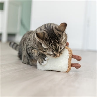 TRIXIE TOAST XXL PLUCHE MET AMERIKAANSE CATNIP 18 CM