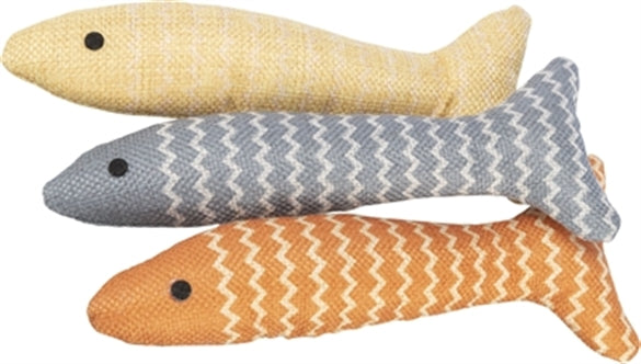 TRIXIE VIS STOF CATNIP VOOR KATTEN ASSORTI 20 CM