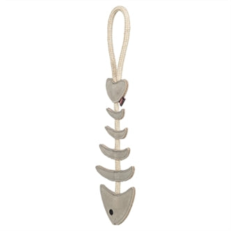 TRIXIE VISGRAAT LEER MET TOUW 43 CM