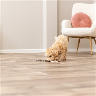 TRIXIE VISGRAAT LEER MET TOUW 43 CM