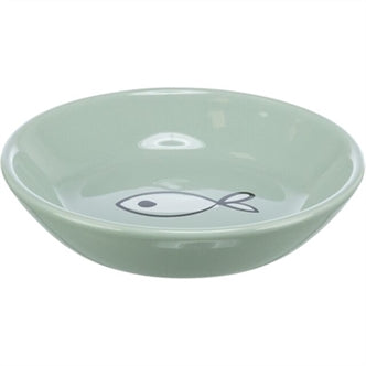 TRIXIE VOERBAK / DRINKBAK KAT VERHOOGD KERAMIEK ASSORTI 200 ML 14 CM