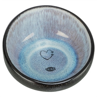 TRIXIE VOERBAK / DRINKBAK KERAMIEK ASSORTI 15X15X7 CM