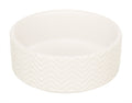 TRIXIE VOERBAK / DRINKBAK WAVE KERAMIEK WIT 16 CM 900 ML