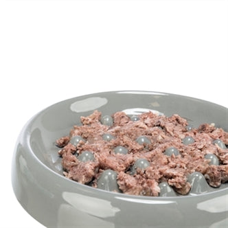 TRIXIE VOERBAK SLOW FEEDING KERAMIEK ASSORTI 18 CM 250 ML