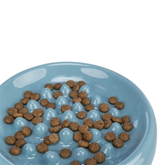 TRIXIE VOERBAK SLOW FEEDING KERAMIEK ASSORTI 18 CM 250 ML