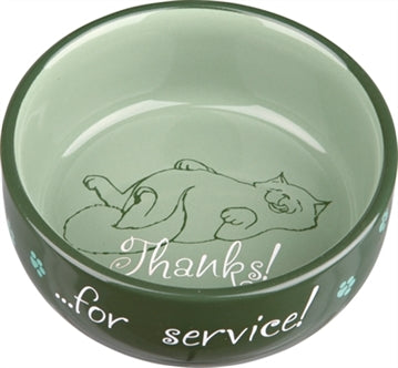 TRIXIE VOERBAK THANKS FOR SERVICE ASSORTI 15 CM 0,3 LTR