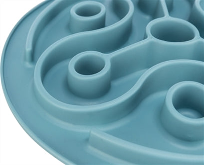 TRIXIE VOERMAT SLOWFEEDING TPE BLAUW 28X28 CM