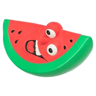 TRIXIE WATERMELOEN LATEX ROOD / GROEN 15,5X8,5X7 CM