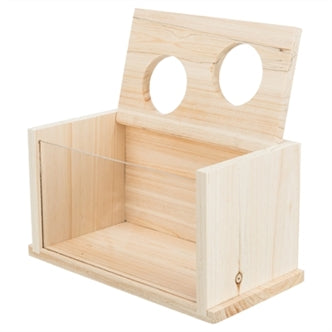 TRIXIE ZANDBAD HAMSTER / GERBIL ONBEHANDELD HOUT 28X15X15 CM