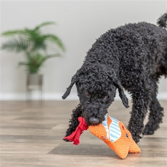 TRIXIE ZEESTER MET FLOSTOUW ORANJE 22X18X7,5 CM