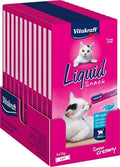 VITAKRAFT CAT LIQUID SNACK ZALM & OMEGA 11X6 ST